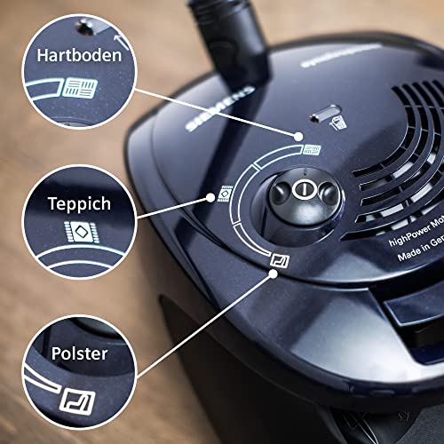 Aspiradora con Bolsa 600W – Potente y Compacta, con Cepillo Multifunción